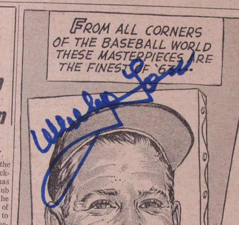 Whitey Ford HOF Signed October 12, 1963 The Sporting News Newspaper PSA/DNA 184621