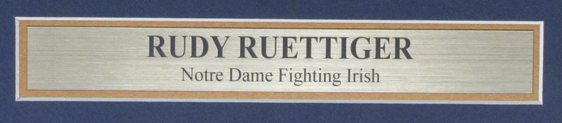 Rudy Ruettiger Autographed 11x14 Photo Notre Dame Framed PSA/DNA 179791
