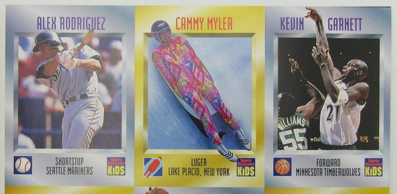 1997 SIK Magazine with Rodriguez/O'Neal/Gretzki/Graf Uncut Sheet 159383