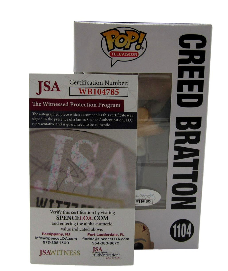Creed Bratton Autographed Funko Pop! #1104 Figurine "The Office" JSA 184766
