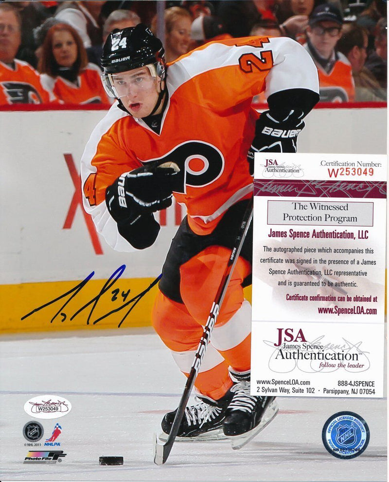 Matt Read Flyers Signed/Autographed 8x10 Photo JSA 140522