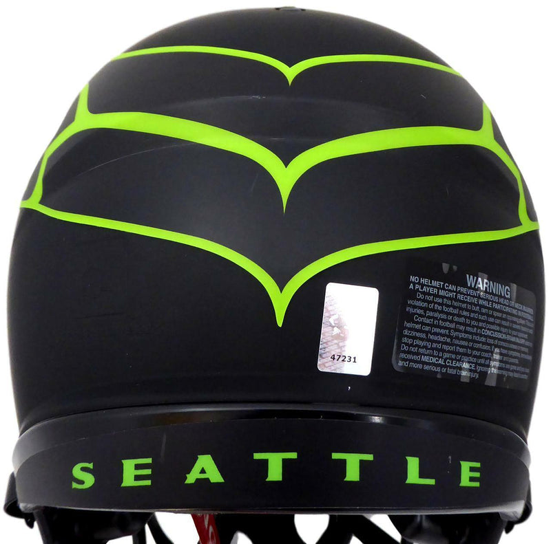 Russell Wilson Signed Seahawks Eclipse Full size Authentic Helmet RW Holo 154074
