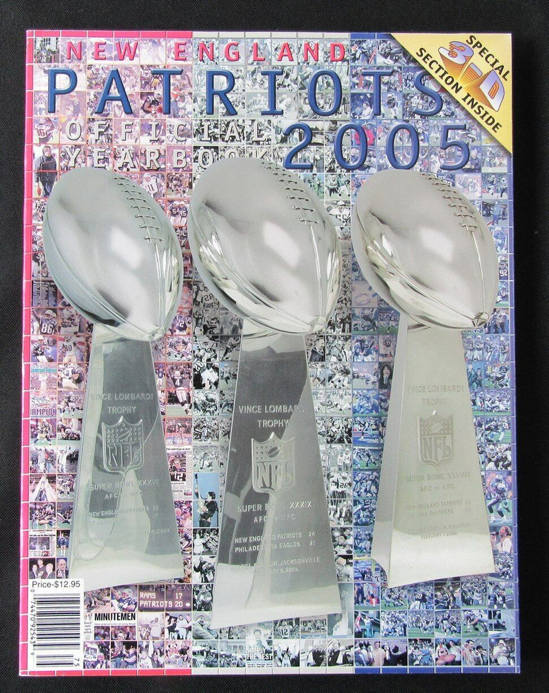 2005 New England Patriots Yearbook  Tom Brady 176473