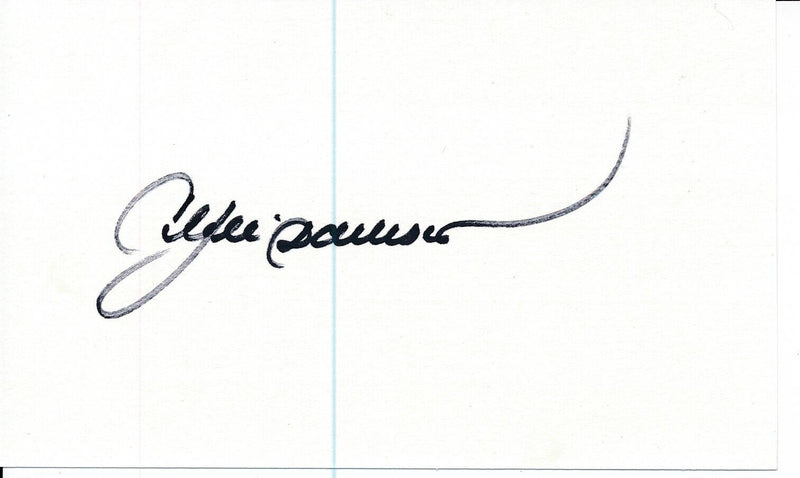 Andre Dawson HOF Montreal Expos Signed/Autographed 3x5 Index Card 163940