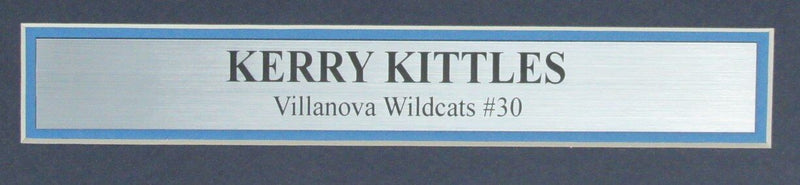 Kerry Kittles Autographed/Inscr 11x14 Photo Villanova Wildcats Framed Beckett
