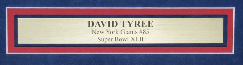 David Tyree Signed/Autographed 16x20 Photo New York Giants Framed JSA 192369