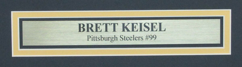 Brett Keisel Steelers Signed/Autographed 16x20 Photo Framed 133934