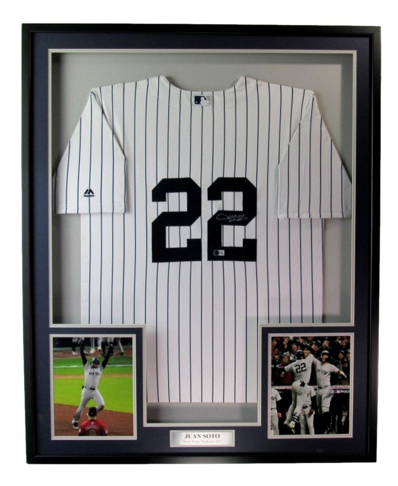 Juan Soto Signed/Autographed New York Yankees Jersey Framed Beckett 192031