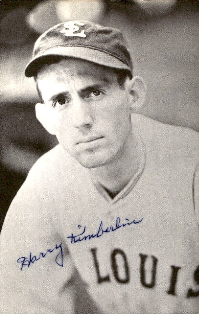 Harry Kimberlin Cardinals d. 1999 Signed/Auto 3x5  Photo 178514