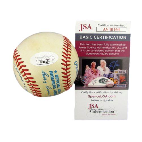 Sal Bando Autographed/Signed OAL Baseball Oakland As JSA 188457