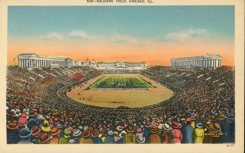 1940's Postcard Soldier Field Chicago, Ill. 176195