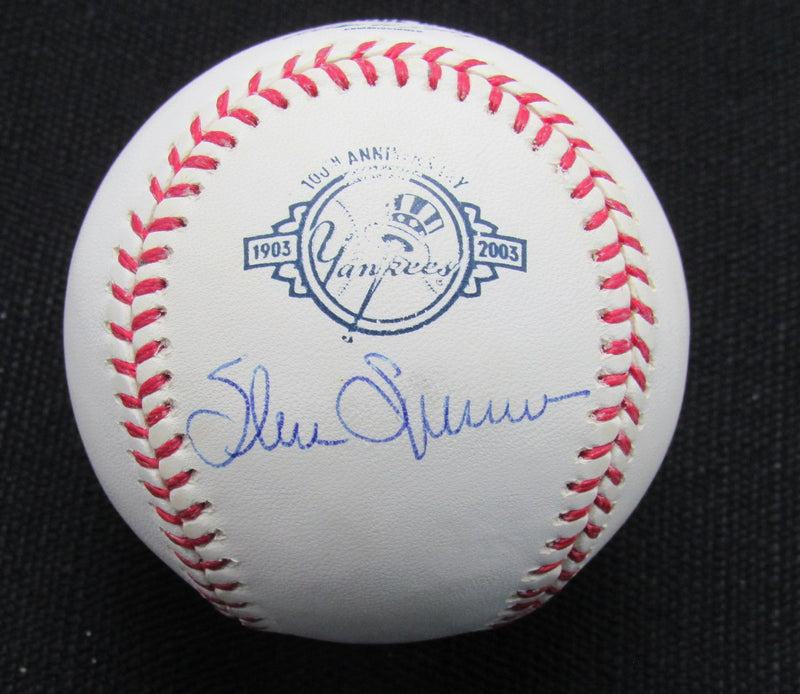 Shane Spencer Signed/Auto Yankees 100th OML Baseball MAB 187076