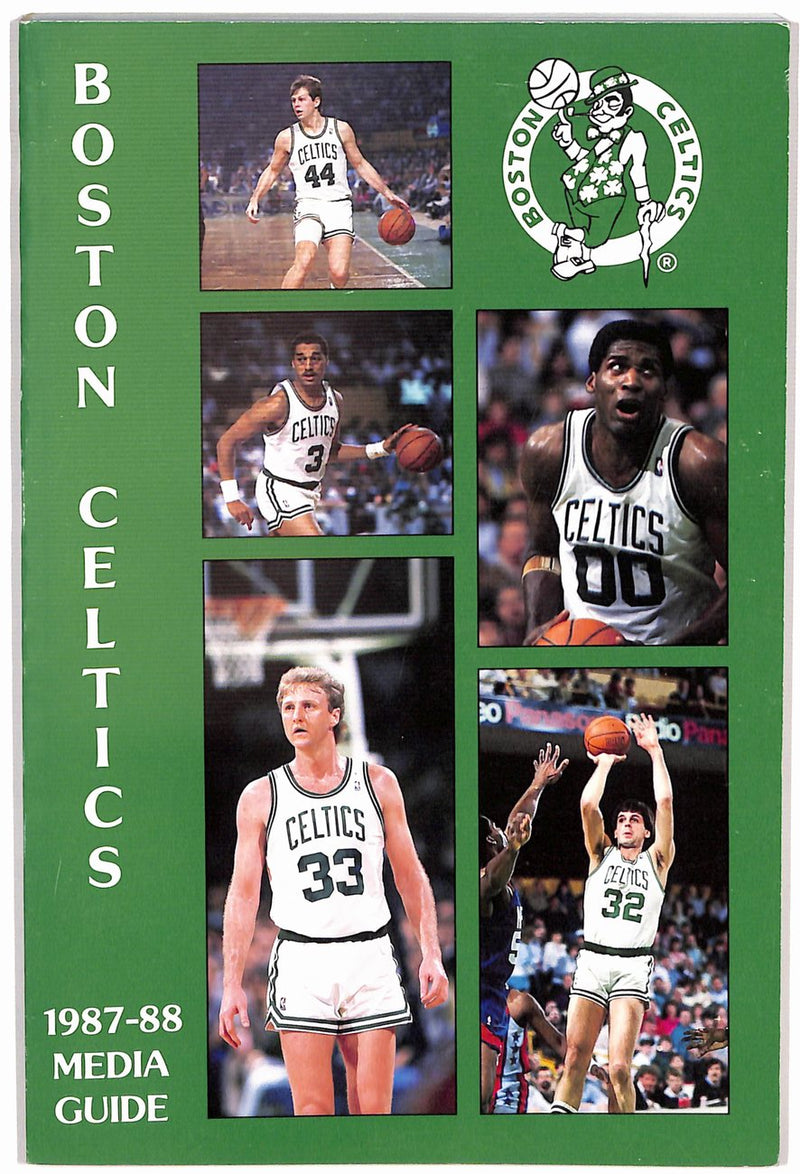 1987-88 Boston Celtics Media Guide Bird, McHale, Parish, Johnson, Ainge 182066