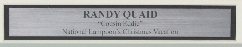 Randy Quaid Signed/Inscribed 8x10 Photo "Christmas Vacation" Framed JSA 185643
