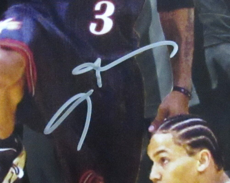 Allen Iverson HOF Autographed 16x20 Photo Philadelphia 76ers JSA 181857