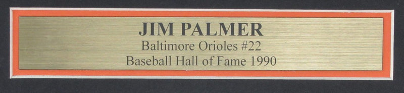 Jim Palmer HOF Signed/Autographed 8x10 Photo Baltimore Orioles Framed JSA 190846