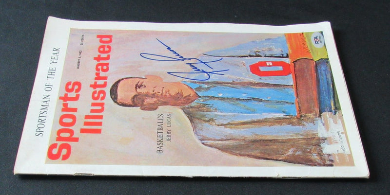 Jerry Lucas HOF Signed 1962 Sports Illustrated Magazine Royals PSA/DNA 184614