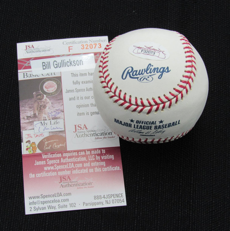 Bill Gullickson Signed/Auto Yankees 100th OML Baseball JSA 186608