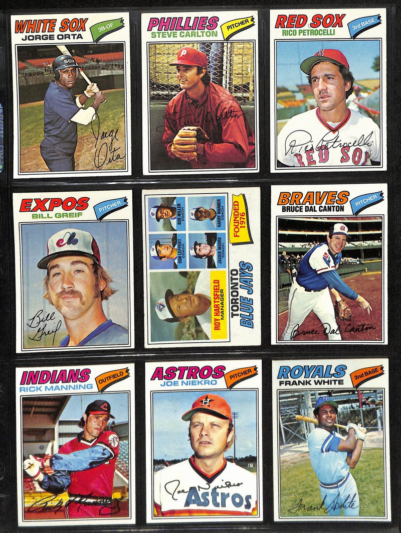 1977 Topps Baseball Card Complete Set (1-660) Dawson Fidrych Sutter Ryan 191961