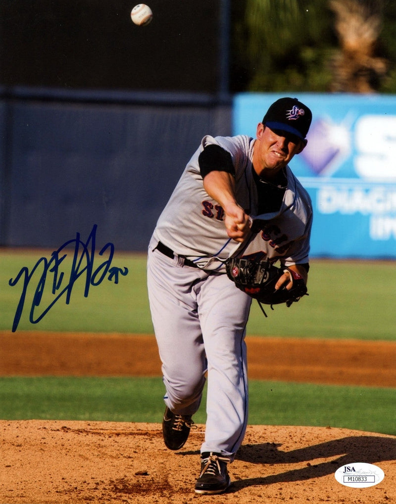 Matt Harvey Signed Autographed Port St. Lucie Mets 8x10 Photo JSA COA #1