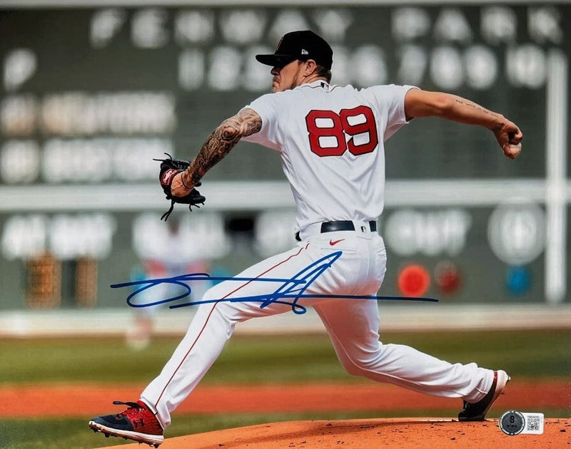 Tanner Houck Signed 11x14 Photo Boston Red Sox Beckett Witness BAS COA