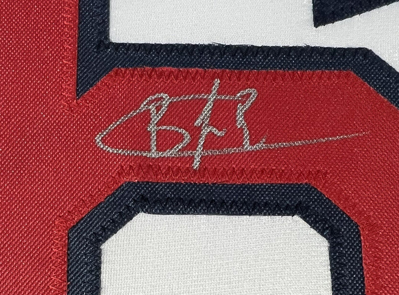 Brayan Bello Signed Framed Custom Jersey Boston Red Sox Beckett BAS COA
