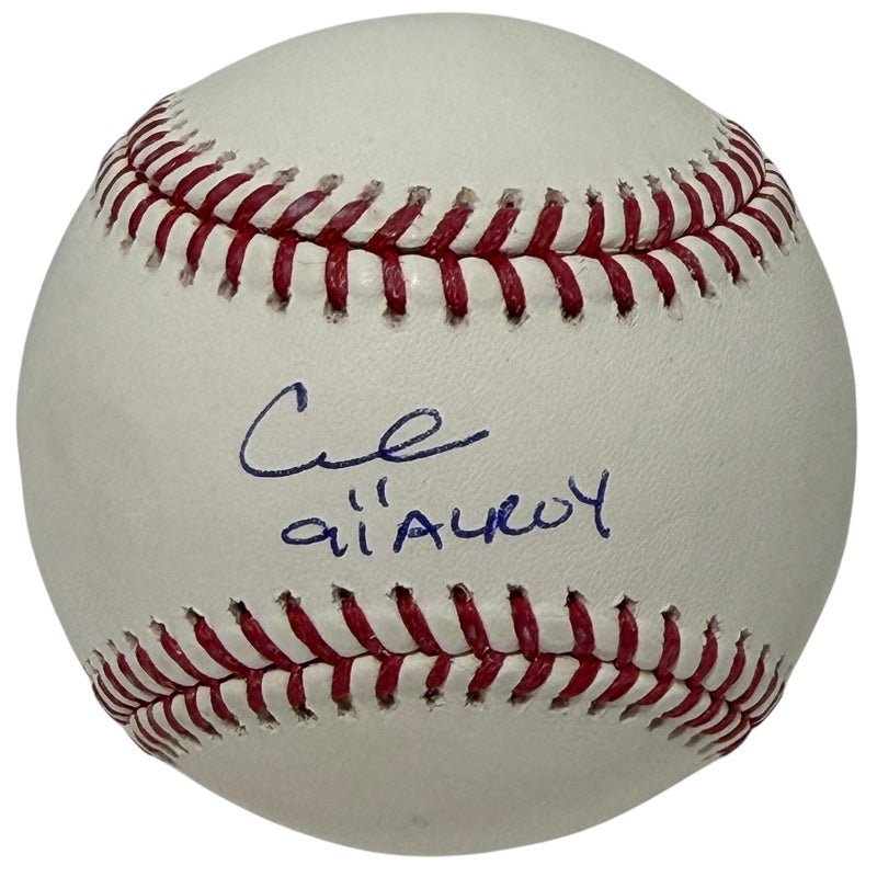 Chuck Knoblauch Signed Autographed ROMLB Baseball w/ 91 AL ROY JSA WITNESS COA