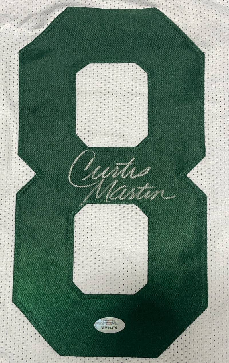 Curtis Martin Signed Autographed New York Jets Custom White Jersey PSA COA