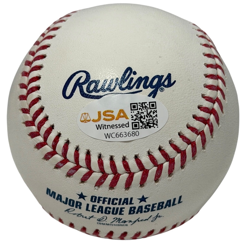 Omar Vizquel Signed Autographed ROMLB Baseball w/ 3x AS JSA Witness COA