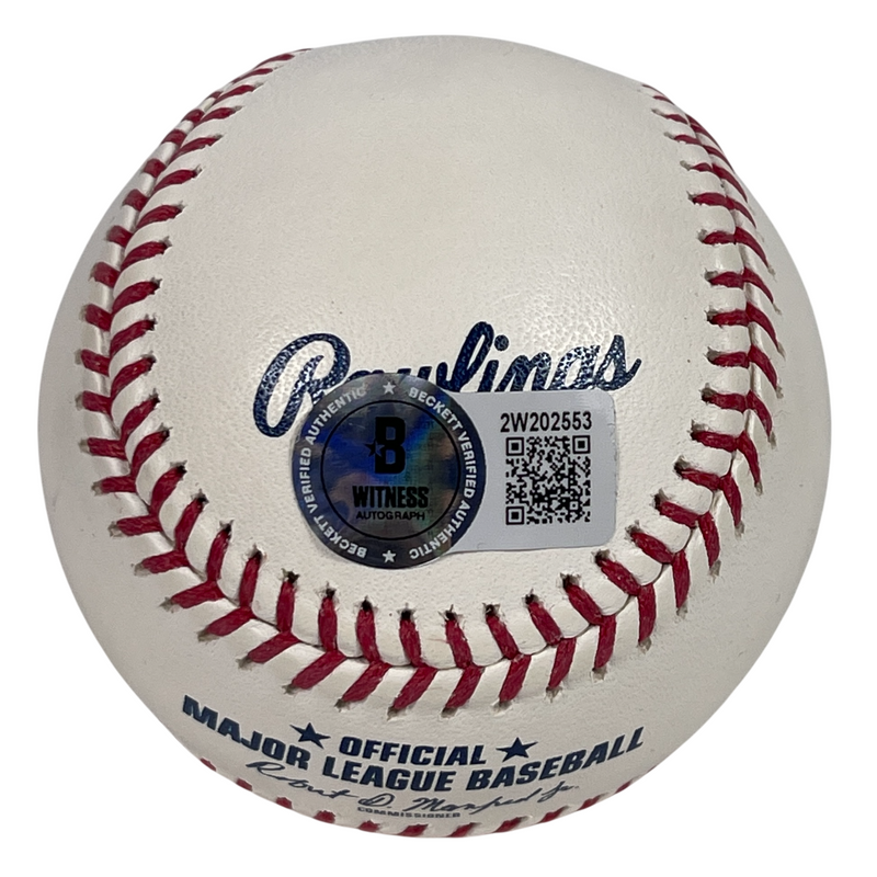 Sammy Sosa Signed Autographed ROMLB Baseball Beckett Witness BAS COA Cubs