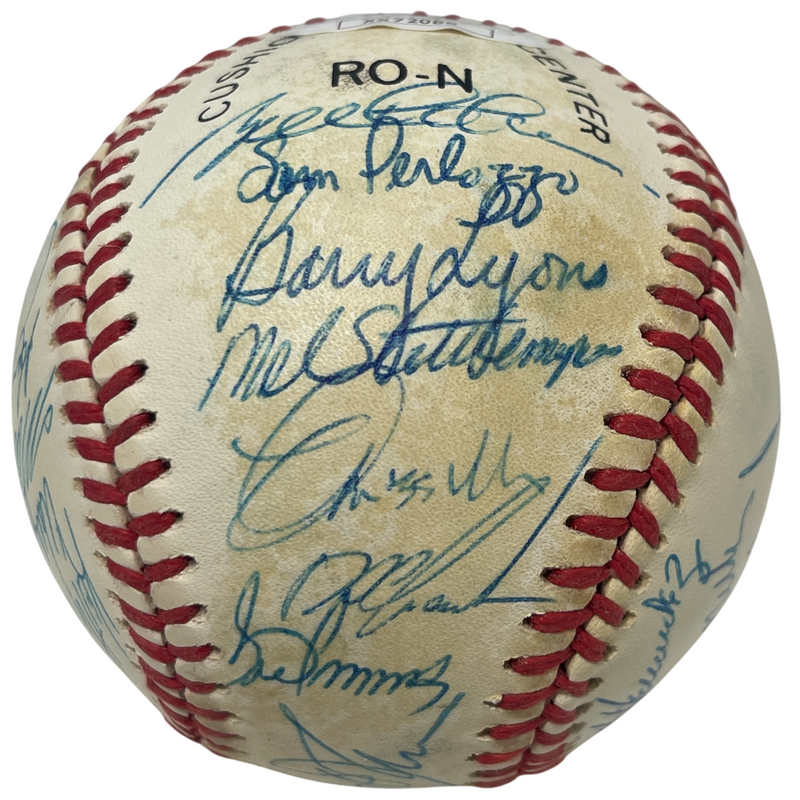 1987 New York Mets Team Signed Autographed ONL National League Baseball JSA LOA