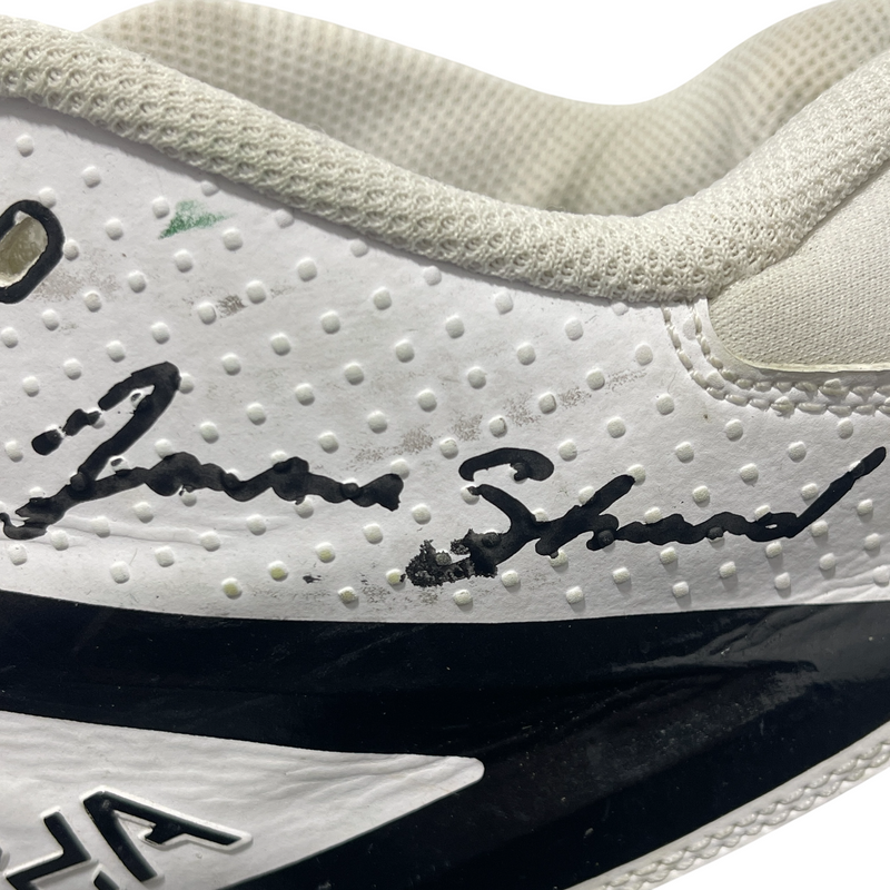 Jamien Sherwood Signed 2024 Game Used Football Cleats (PAIR) Beckett Wit BAS COA