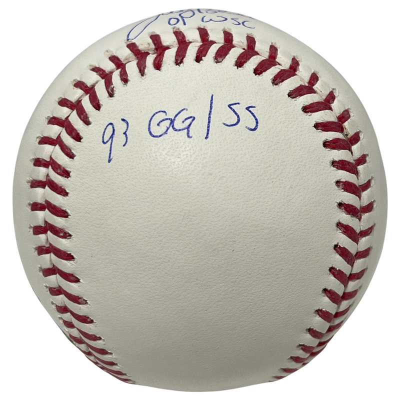 Jay Bell Signed ROMLB Baseball w/ 01 WSC + 2 AS + 93 GG/SS Beckett Wit BAS COA