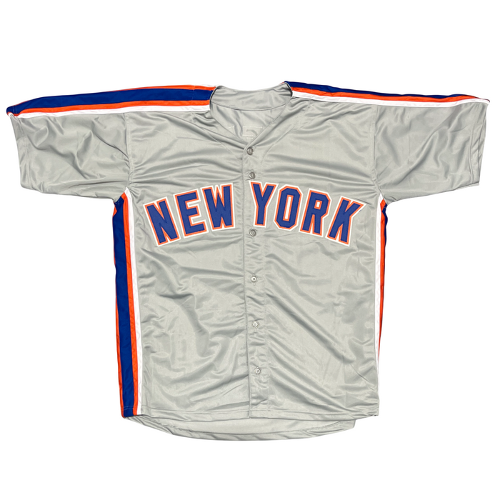 Vince Coleman Signed New York Mets Custom Jersey Beckett Witness BAS COA