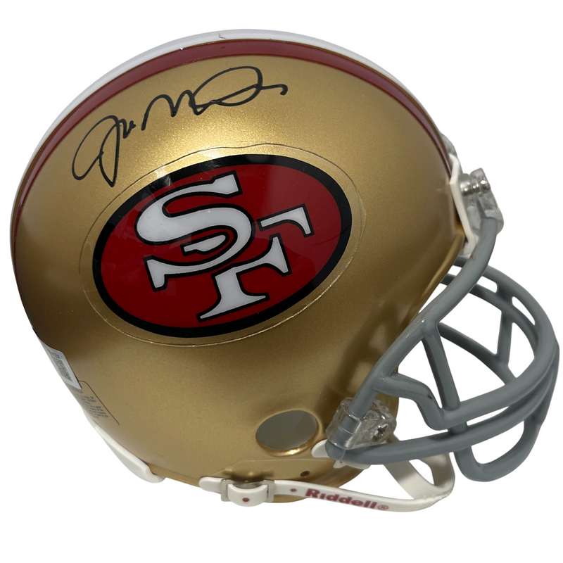 Joe Montana Signed San Francisco 49ers VSR4 Mini Helmet Beckett BAS COA HOF
