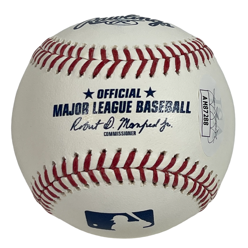 Ronny Mauricio Signed Autographed ROMLB Baseball w/ LFGM! JSA COA Mets