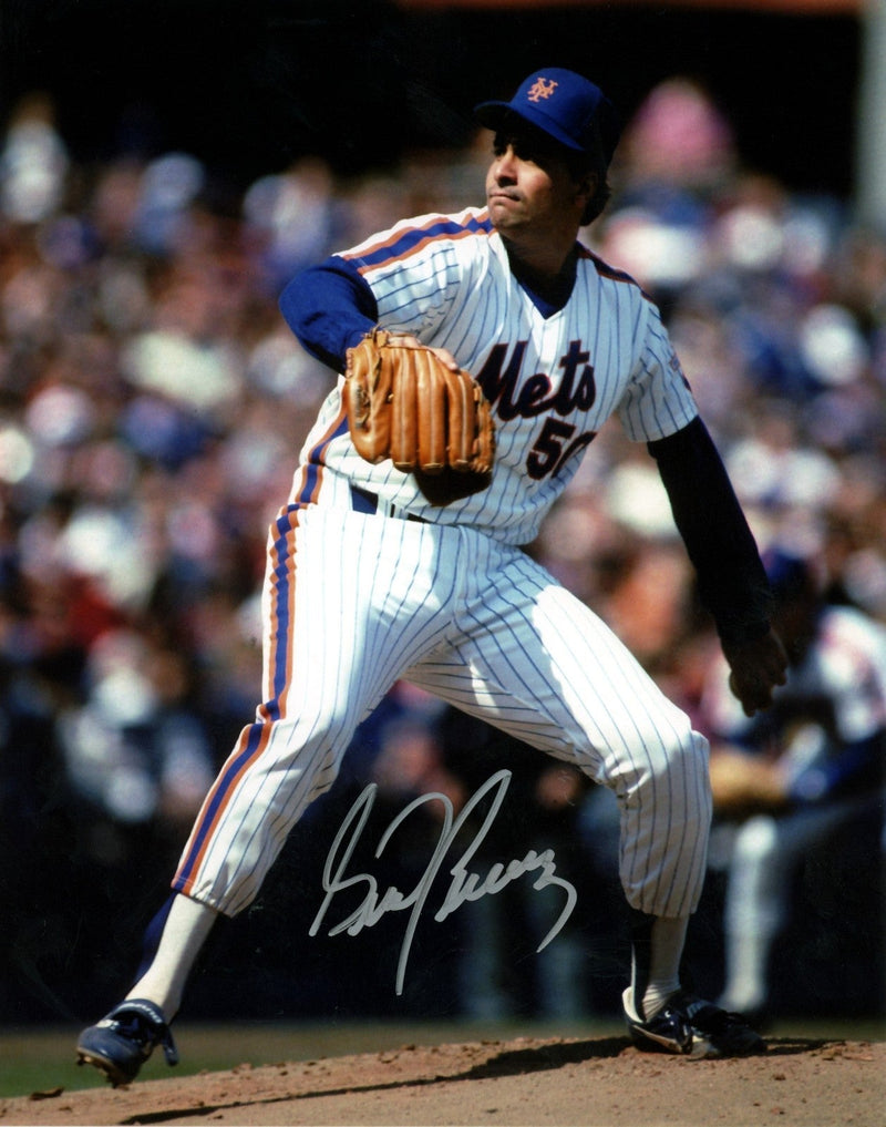 Sid Fernandez Signed Autographed New York Mets 8x10 Photo LSCM COA #2