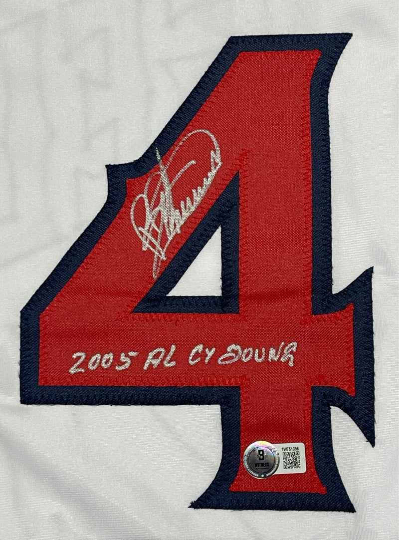 Bartolo Colon Signed Angels Custom Jersey 2005 AL CY Young Beckett Wit BAS COA