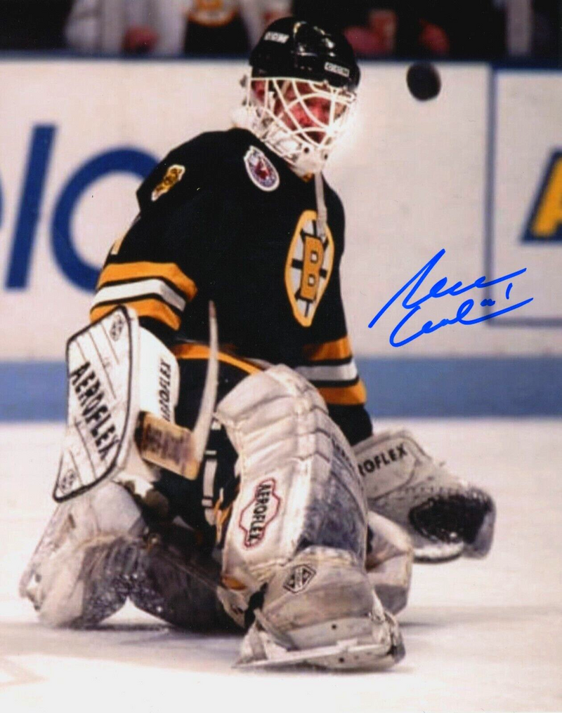 Rejean Lemelin Signed Autographed Boston Bruins 8x10 Photo LSCM COA #2
