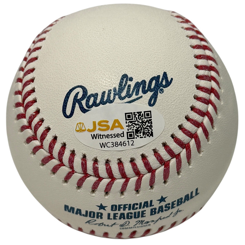 Shawn Green Signed Autographed ROMLB Baseball w/ 3 Insc JSA Witness COA