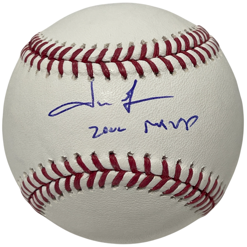 Jason Giambi Signed Autographed ROMLB Baseball w/ 2000 MVP Beckett BAS COA