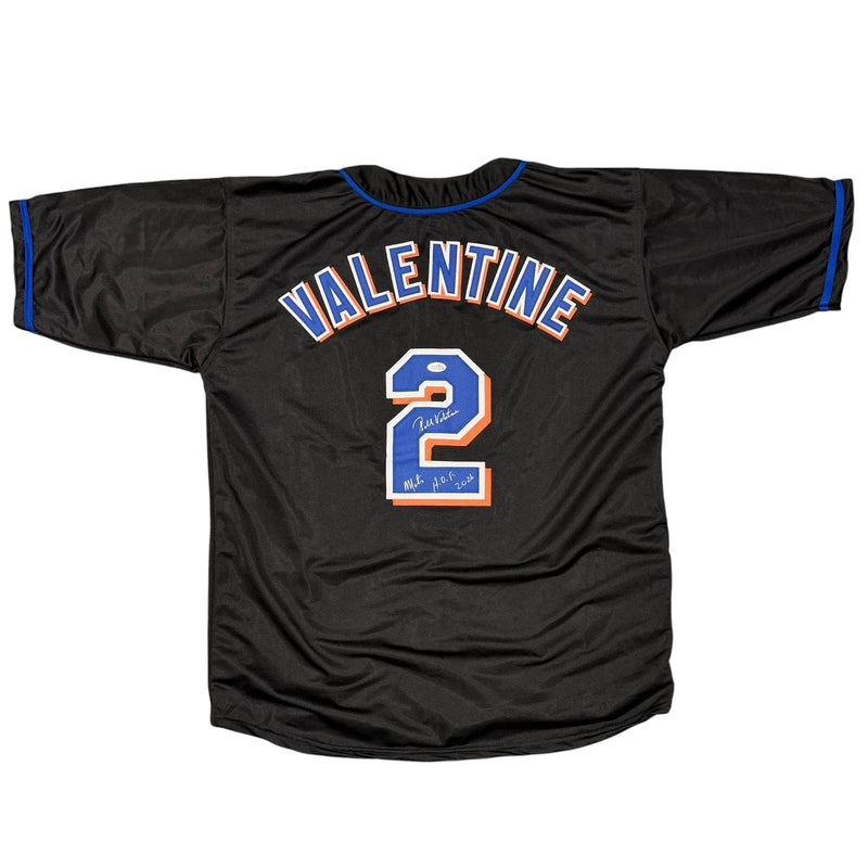 Bobby Valentine Signed Mets Custom Jersey w/ Mets HOF 2026 JSA Witness COA