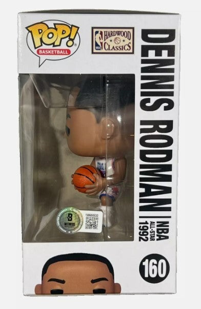 Dennis Rodman Signed Auto Funko Pop 160 All-Star Beckett Witness BAS COA Pistons