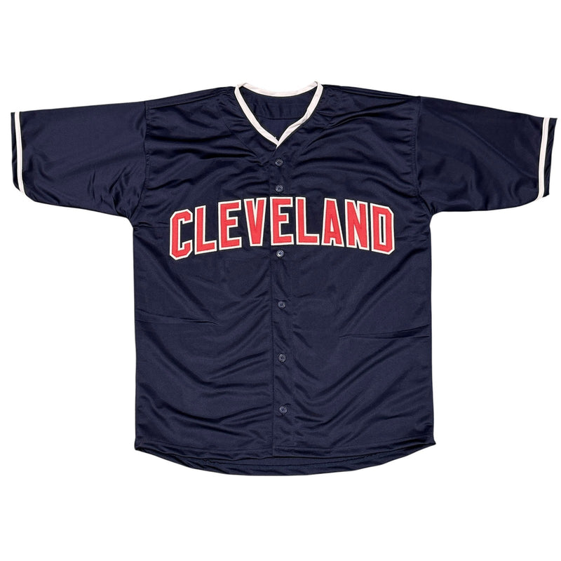 Omar Vizquel Signed Cleveland Indians Custom Jersey w/ 11x GG JSA Witness COA