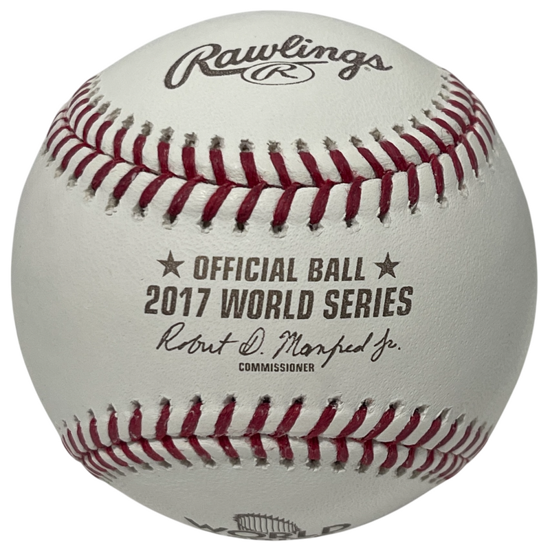 Alex Bregman Signed 2017 World Series WS Logo Baseball Houston Astros LSCM COA