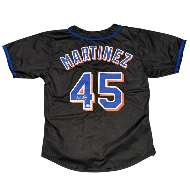 Pedro Martinez Signed Autographed New York Mets Custom Jersey JSA Witness COA