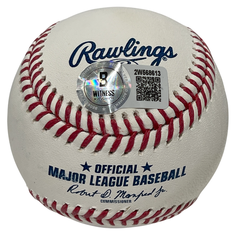 Keith Hernandez Signed Auto Autographed ROMLB Baseball Beckett Witness BAS COA