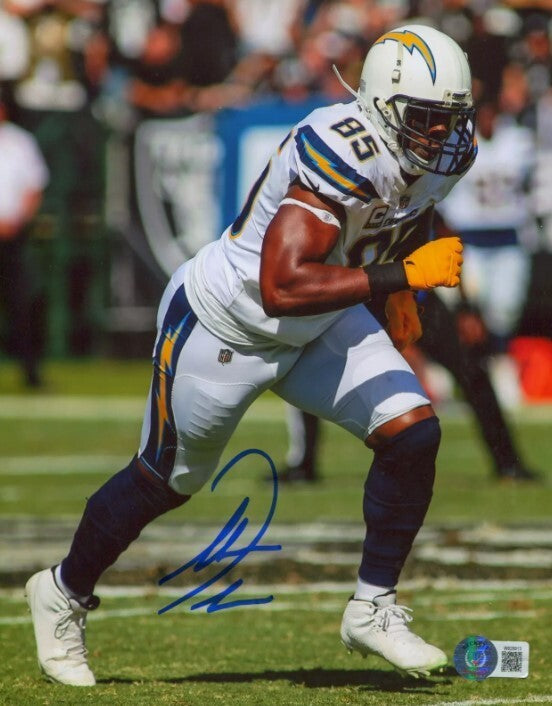 Antonio Gates Signed San Diego Chargers 8x10 Photo Beckett Witness BAS COA #1
