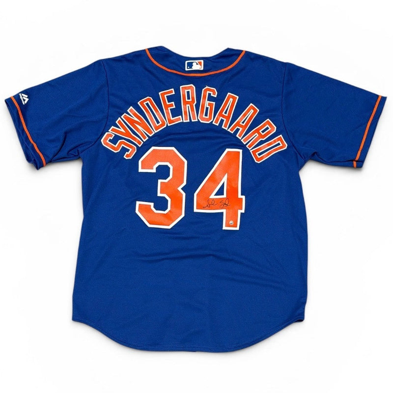 Noah Syndergaard Signed Autographed New York Mets Majestic Jersey STEINER COA