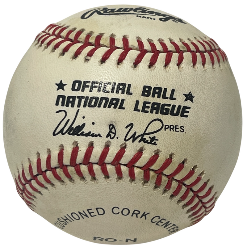 Dwight Doc Gooden Signed Autographed National League ONL Baseball Met LSCM COA A